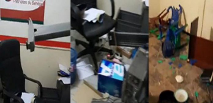 saccage siege pastef