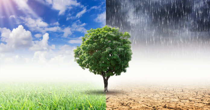 Concept of climate change.